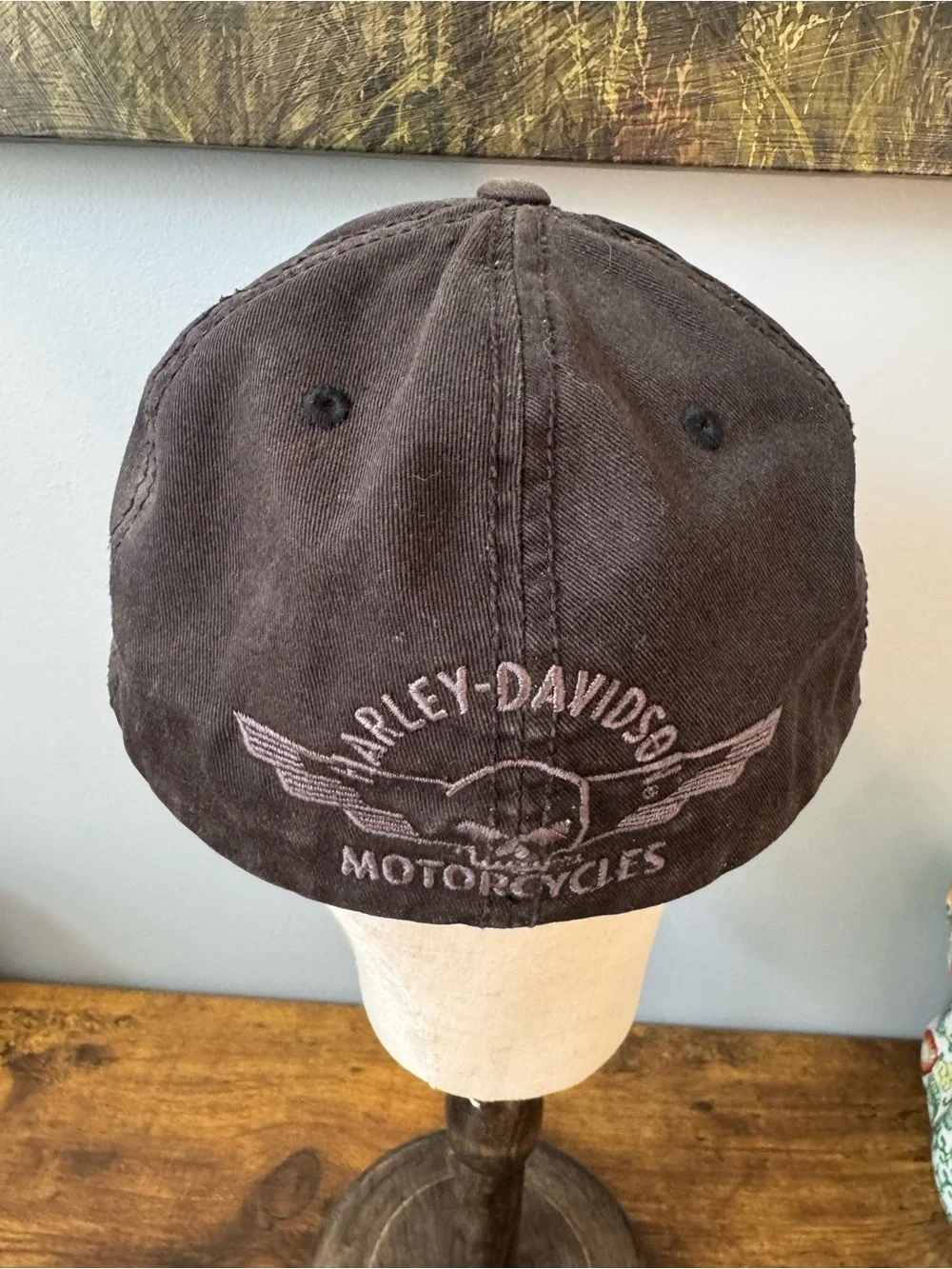 Harley-Davidson MotorClothes Fitted‎ Baseball Cap Black Size L 2013 Logo Hat